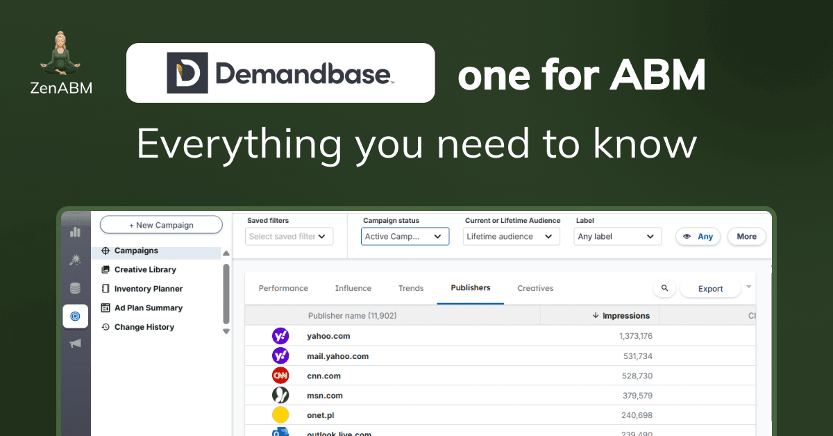 Demandbase One for ABM: Everything You Need to Know