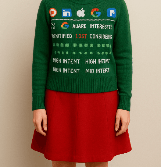 Ugly Christmas Sweater for Demand Gen Marketers