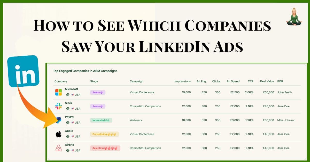 How to See Which Companies Saw Your LinkedIn Ads