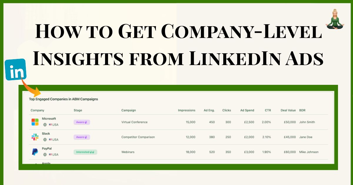 How to Get Company-Level Insights from LinkedIn Ads
