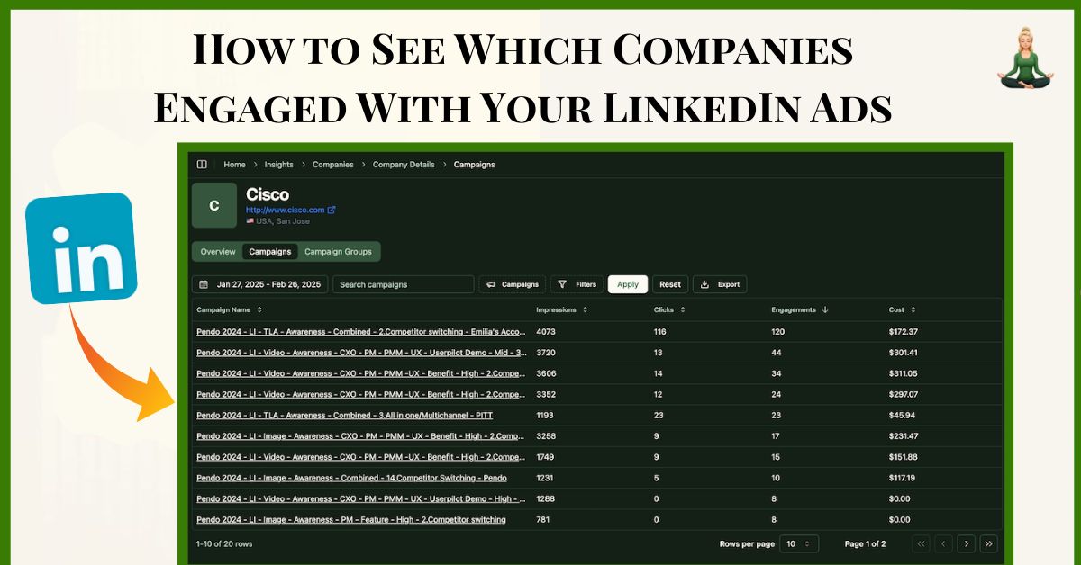 How to See Which Companies Engaged With Your LinkedIn Ads