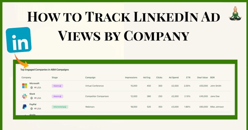 How to Track LinkedIn Ad Views by Company