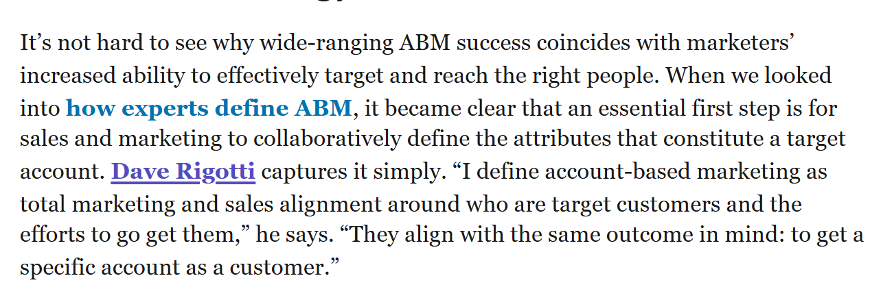 Dave Rigotti on sales-marketing alignment