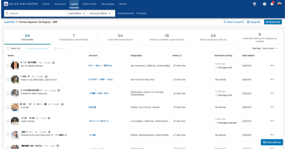 LinkedIn sales navigator