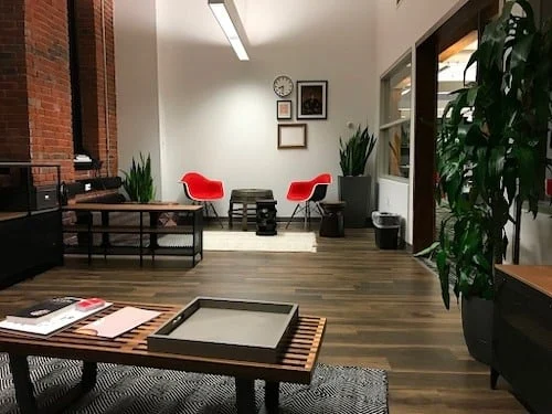 Robin's office transformation ABM ads to entice prospects