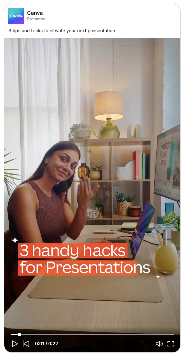 Canva's ad
