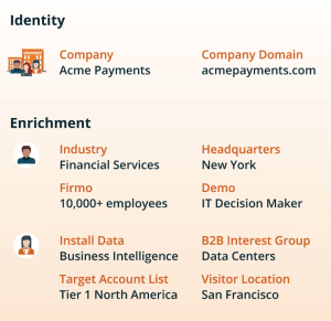 website visitor identification in Bombora