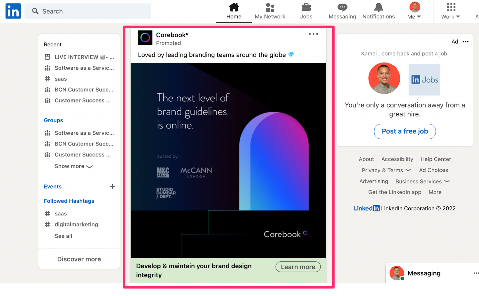 LinkedIn Dynamic Ads