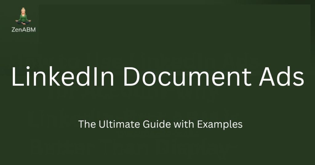 LinkedIn Document Ads The Ultimate Guide with Examples