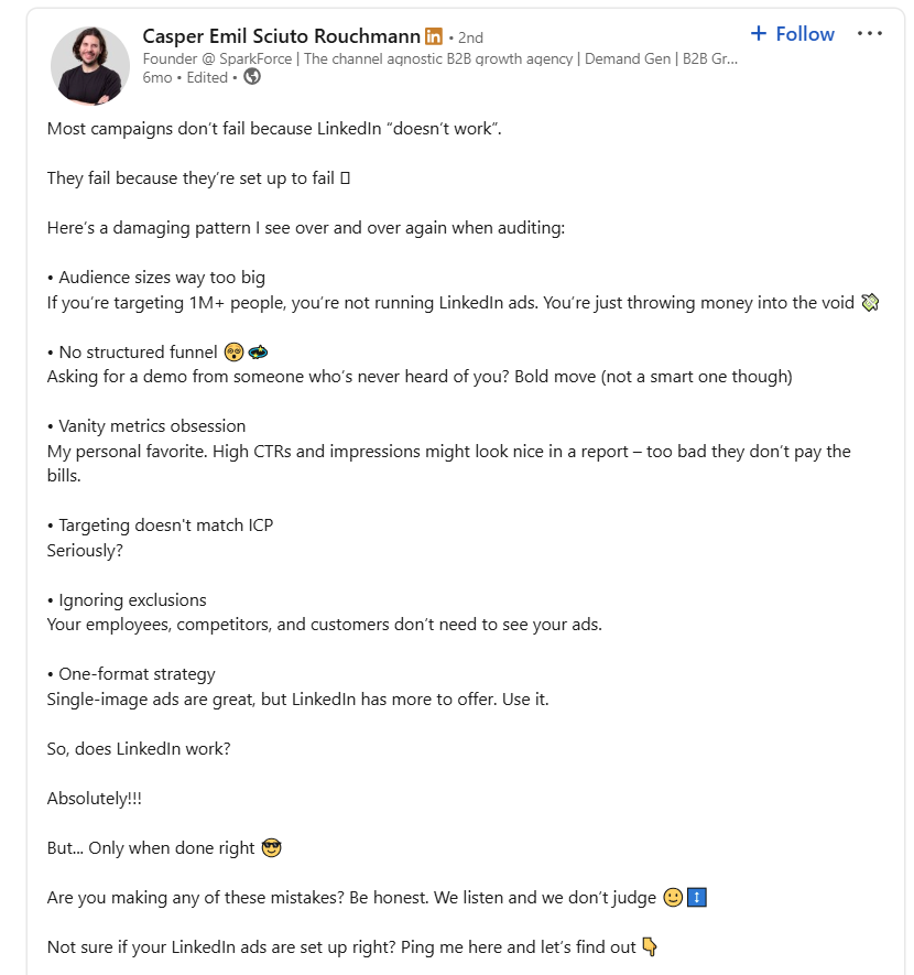 Casper Rouchmann on LinkedIn