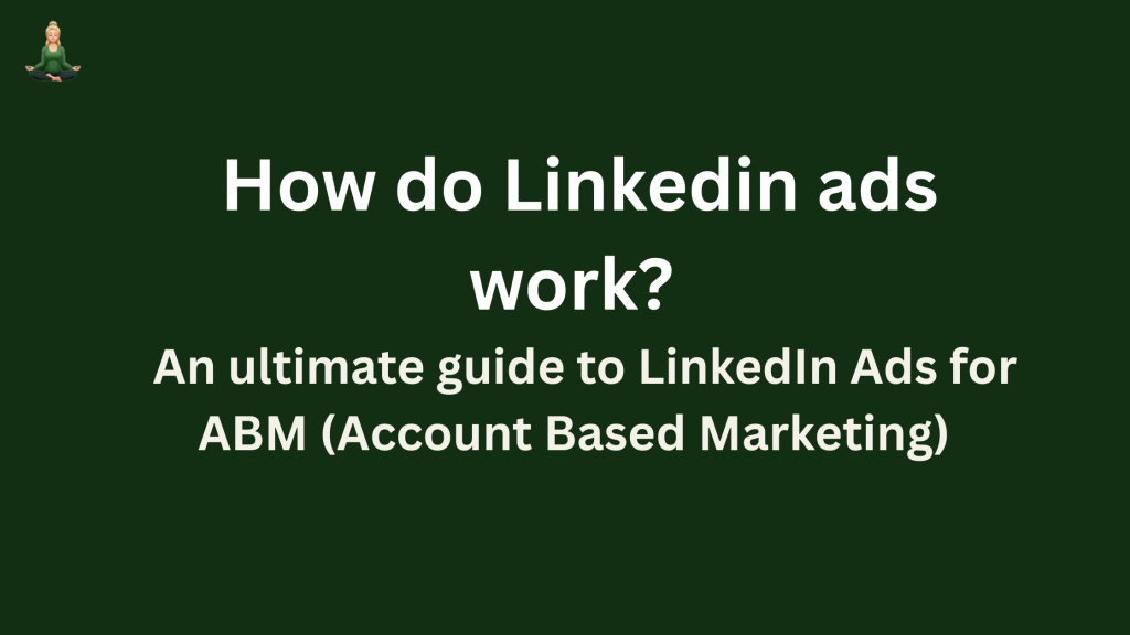 How do linkedin ads work
