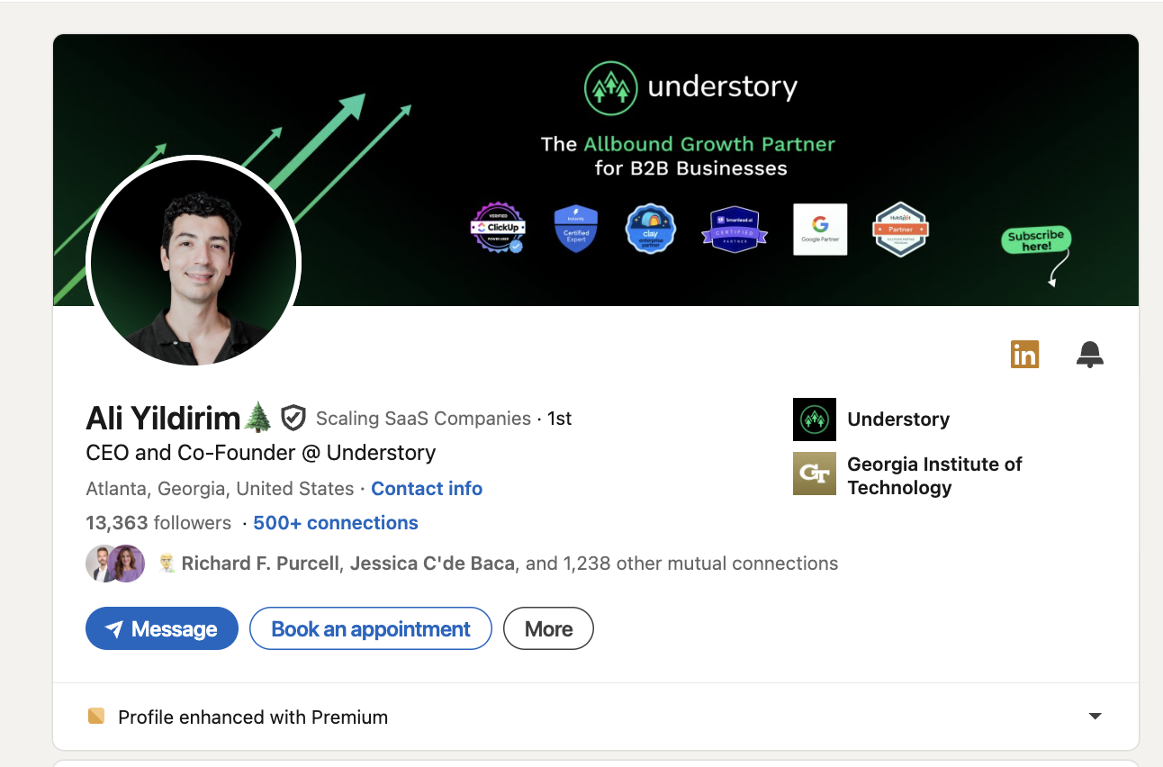 Ali Yildrim linkedin profile