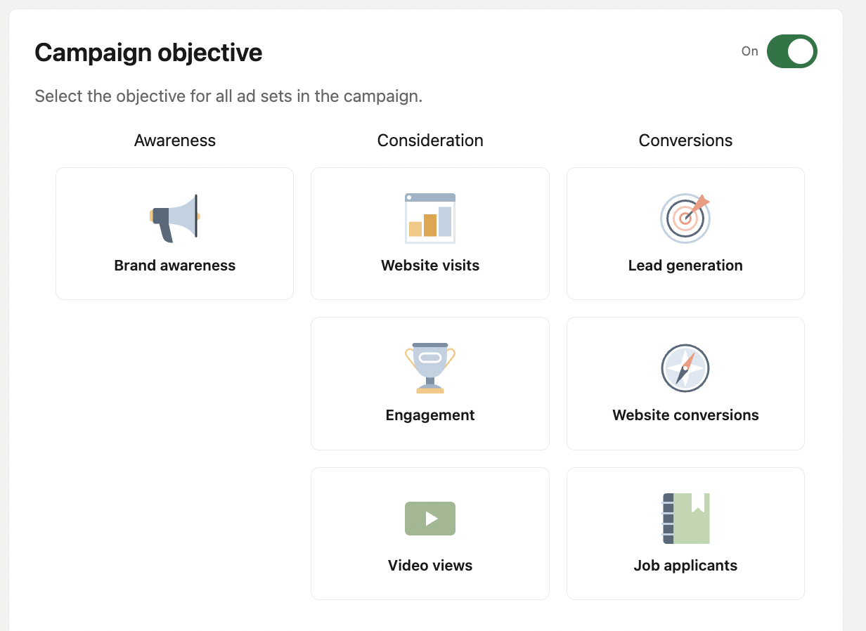 LinkedIn Campaign Objective