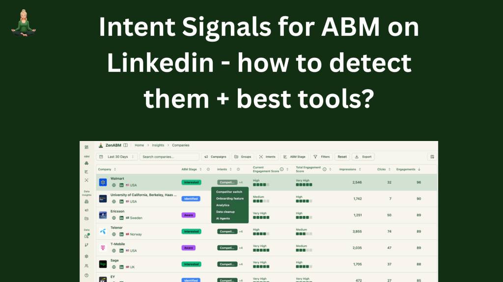 Intent Signals for ABM on LinkedIn