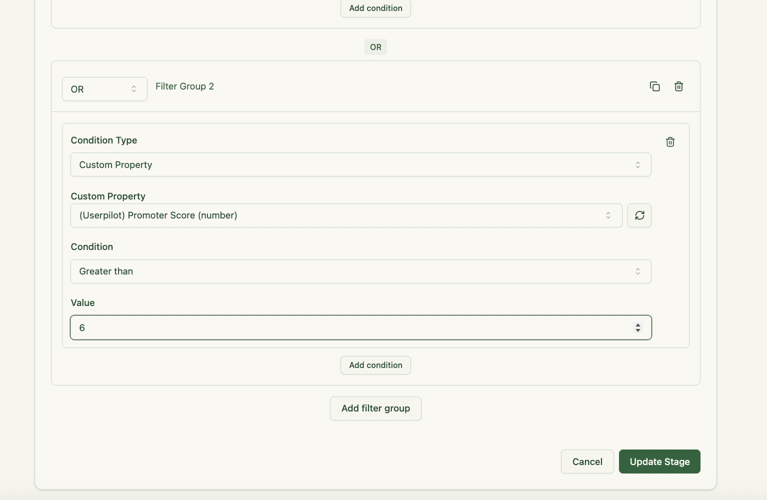 ZenABM ABM stage based on Any custom property
